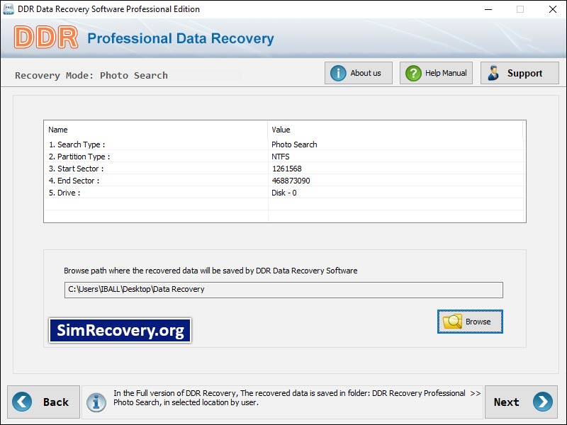 USB Recovery Software screenshot