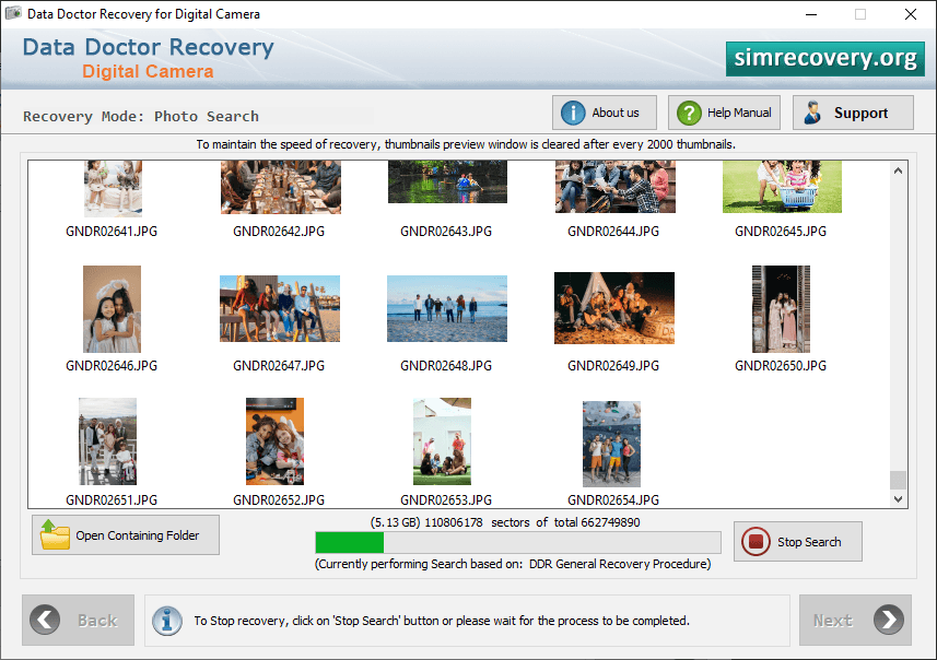 Photo Recovery Process