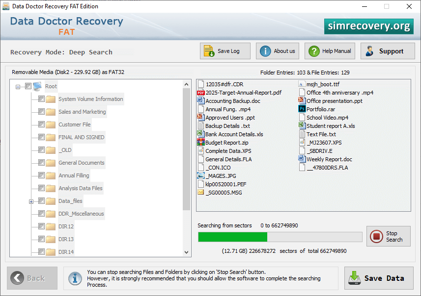 FAT Partition Data Recovery Software