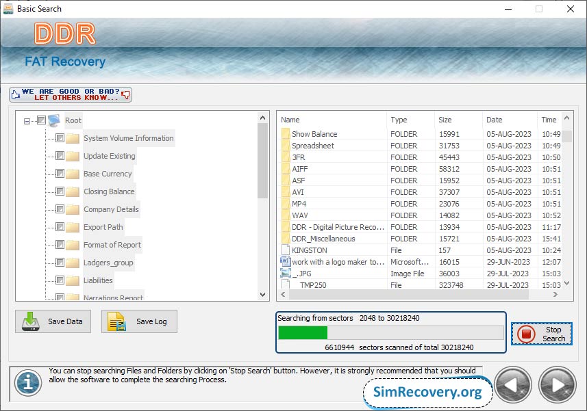 File Recovery Process