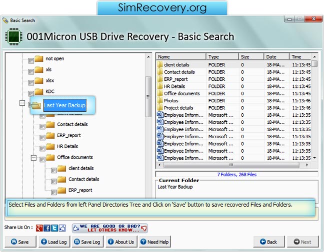 USB drive data restoration program 