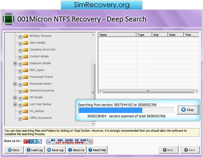 NTFS hard disk recovery software