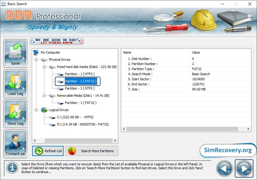 Select Hard Disk Partition
