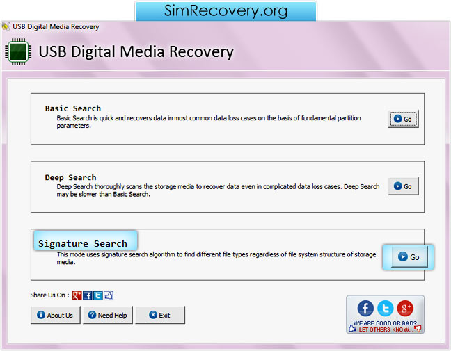 Digital Media recovery Software
