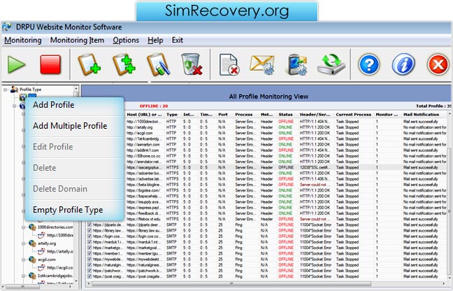 Web Monitoring Software